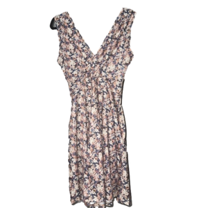 DIRASS Summer Dress, Floral Peint, VNeck front, size Medium, NWOT